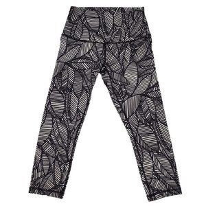 Lululemon Wunder Under Banana Leaf Print Leggings